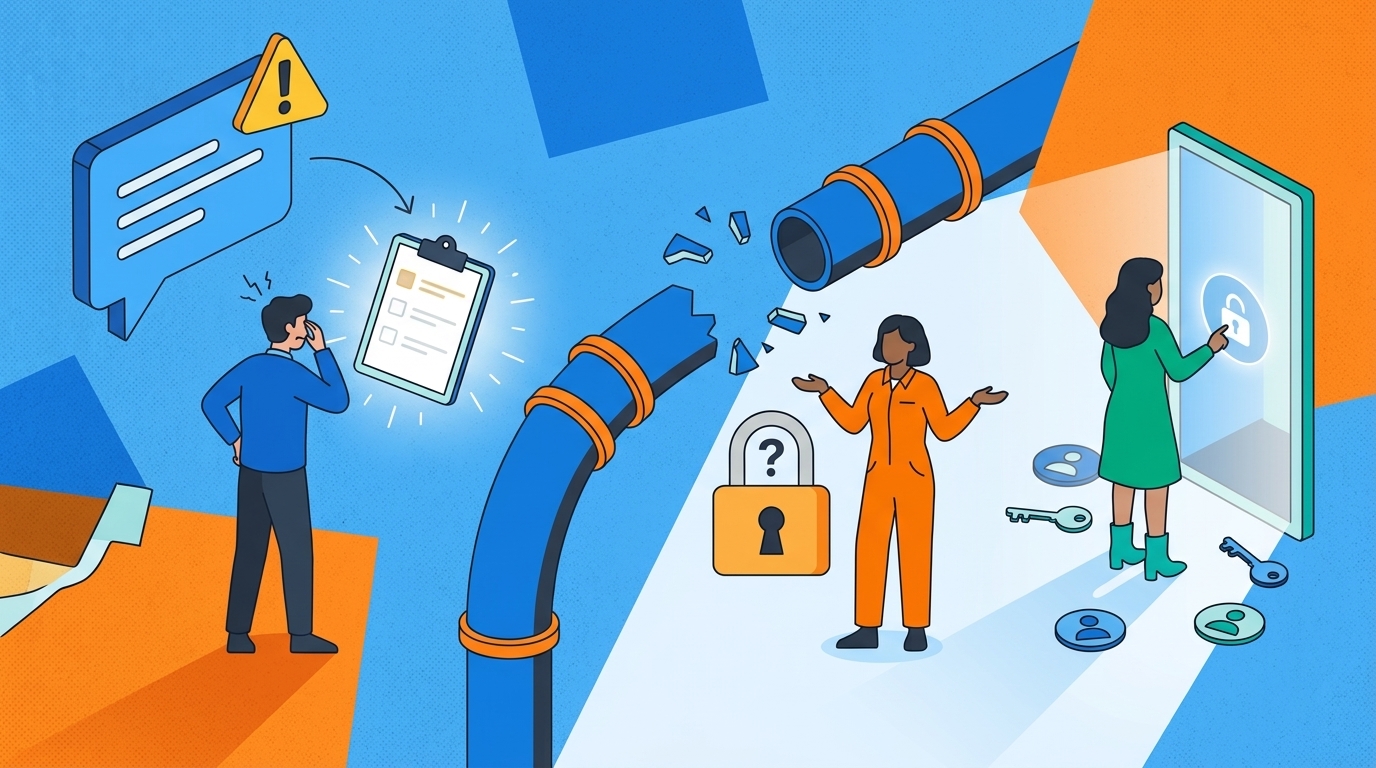 Why Notifications and Tasks Don't Fix Access Governance concept illustration - Multiplier