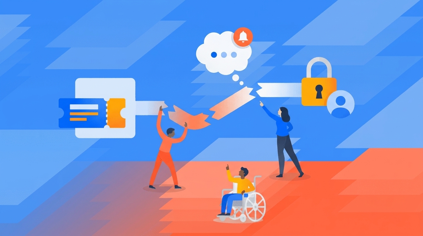 Why Access Escalations Break When They Leave Jira concept illustration - Multiplier