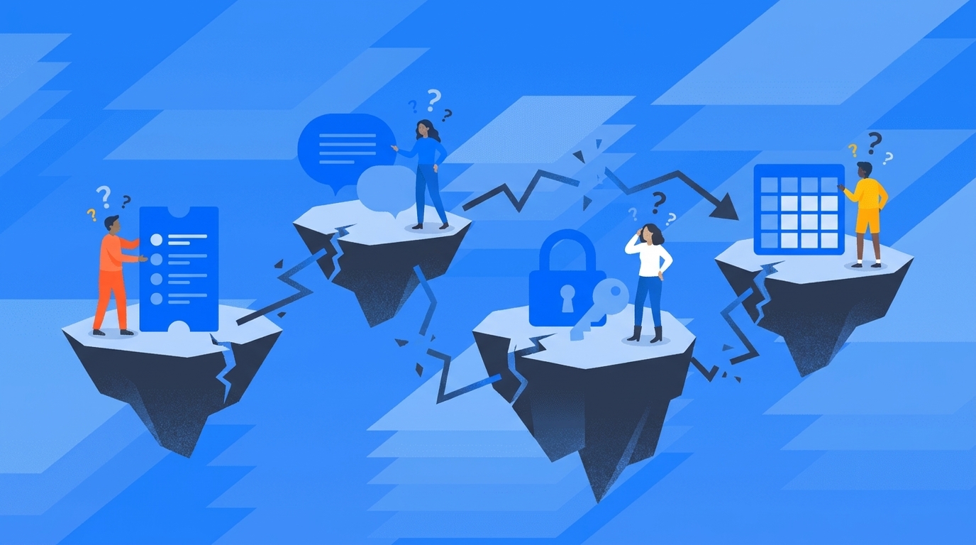 Why Onboarding Breaks Between Jira and Identity Systems concept illustration - Multiplier