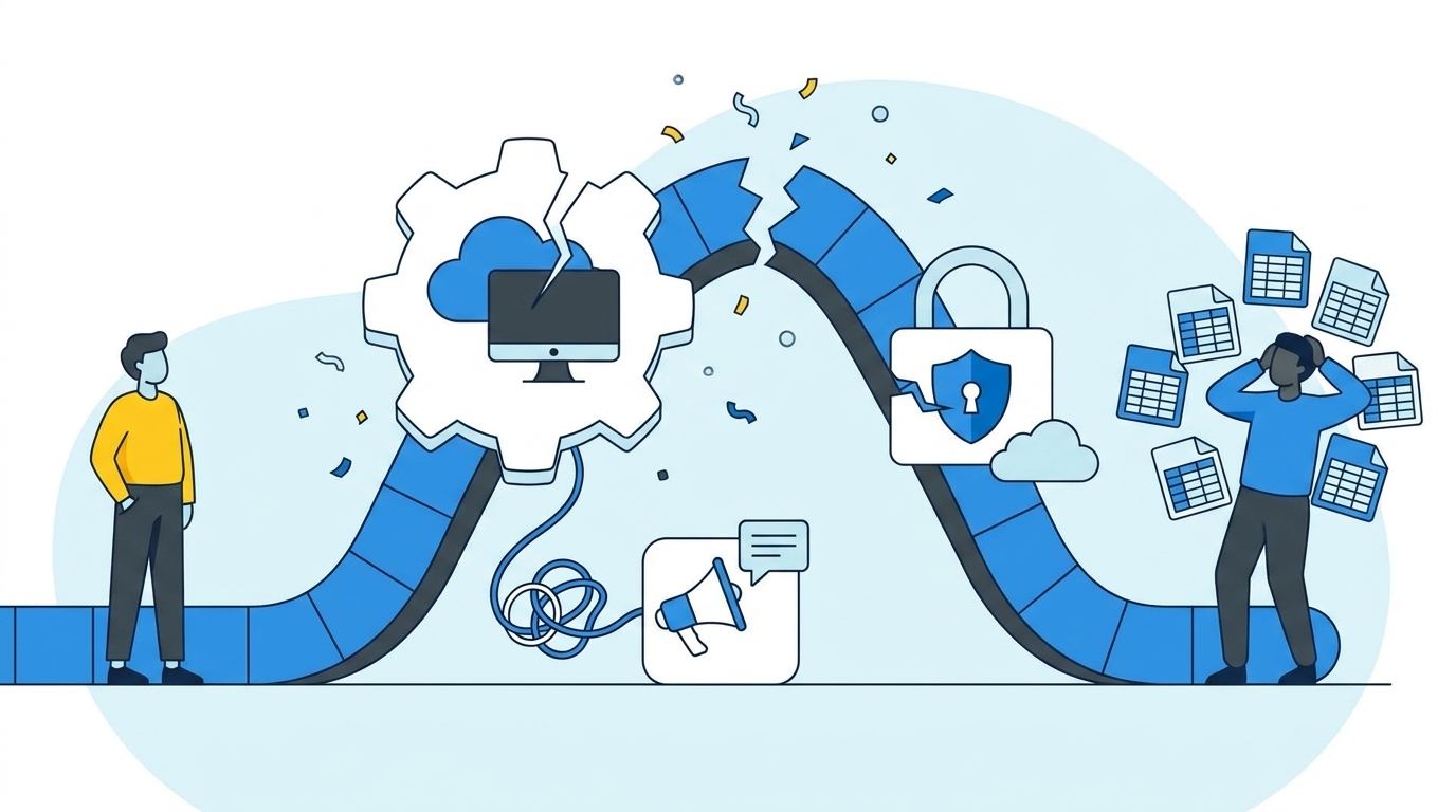 Why Manual Access Work Breaks Inside Growing IT Teams concept illustration - Multiplier