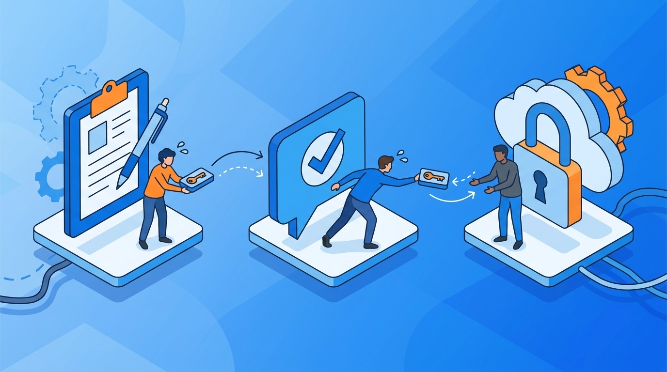 Why Separate Access Systems Create More Manual Work concept illustration - Multiplier