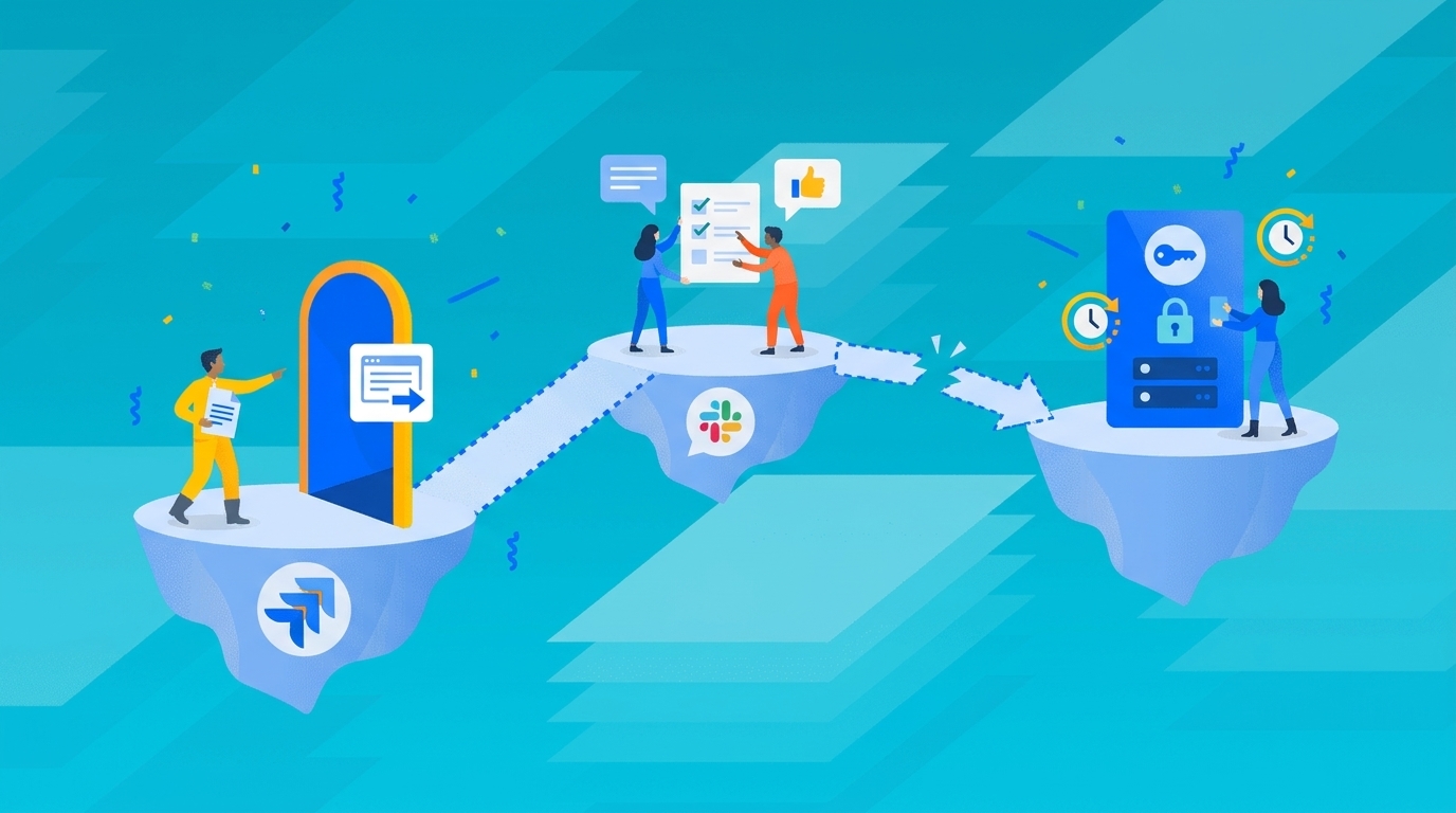 Why IAM and Employee Workflows Drift Apart concept illustration - Multiplier