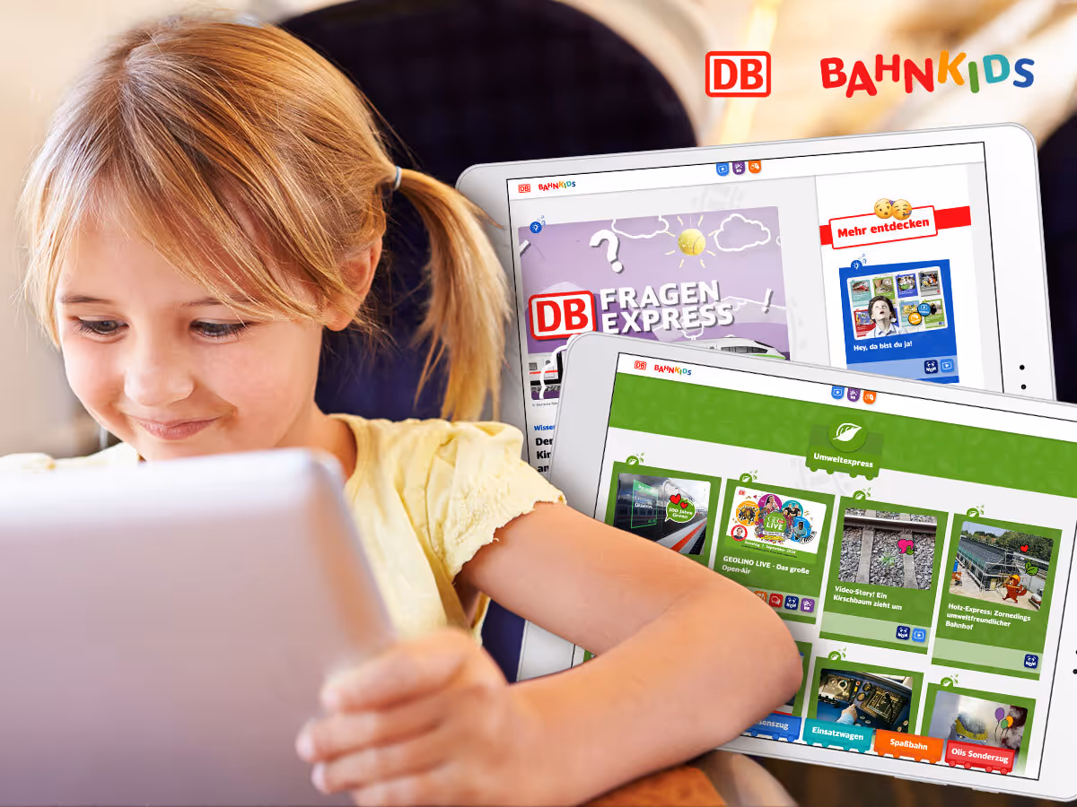 Starke Inhalte rund um die Deutsche Bahn auf Bahn-Kids.de