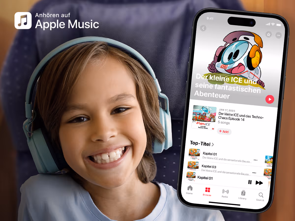The little ICE on Apple Music: Strategic audio content expansion for DB Fernverkehr