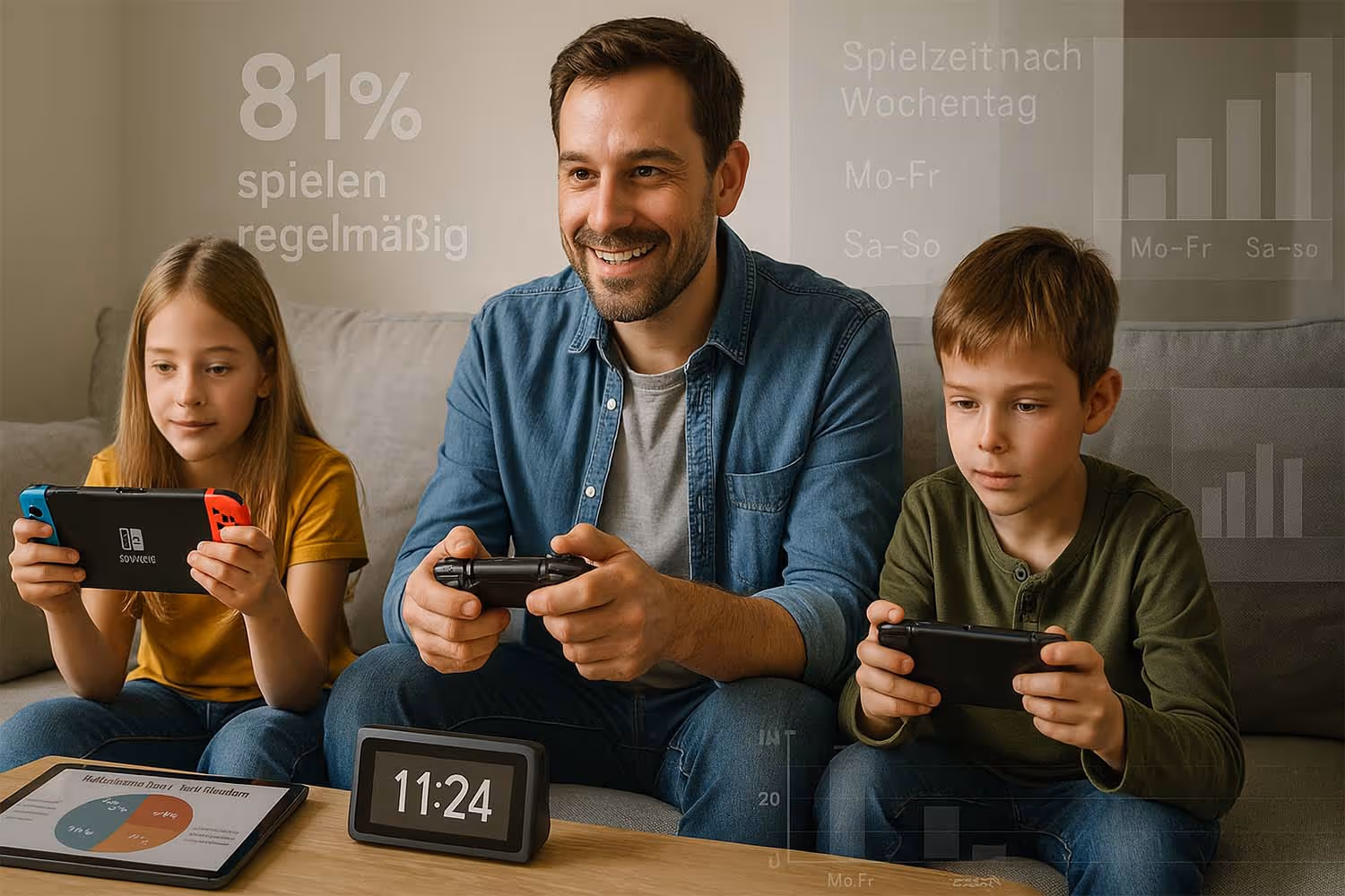 Studie: Kinder, Eltern & Gaming 2025