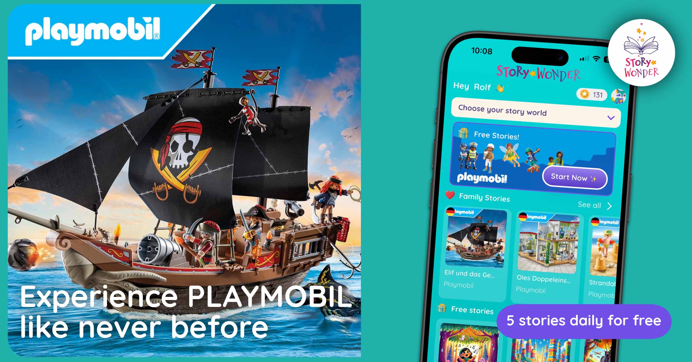StoryWonder & PLAYMOBIL - How toys become stories