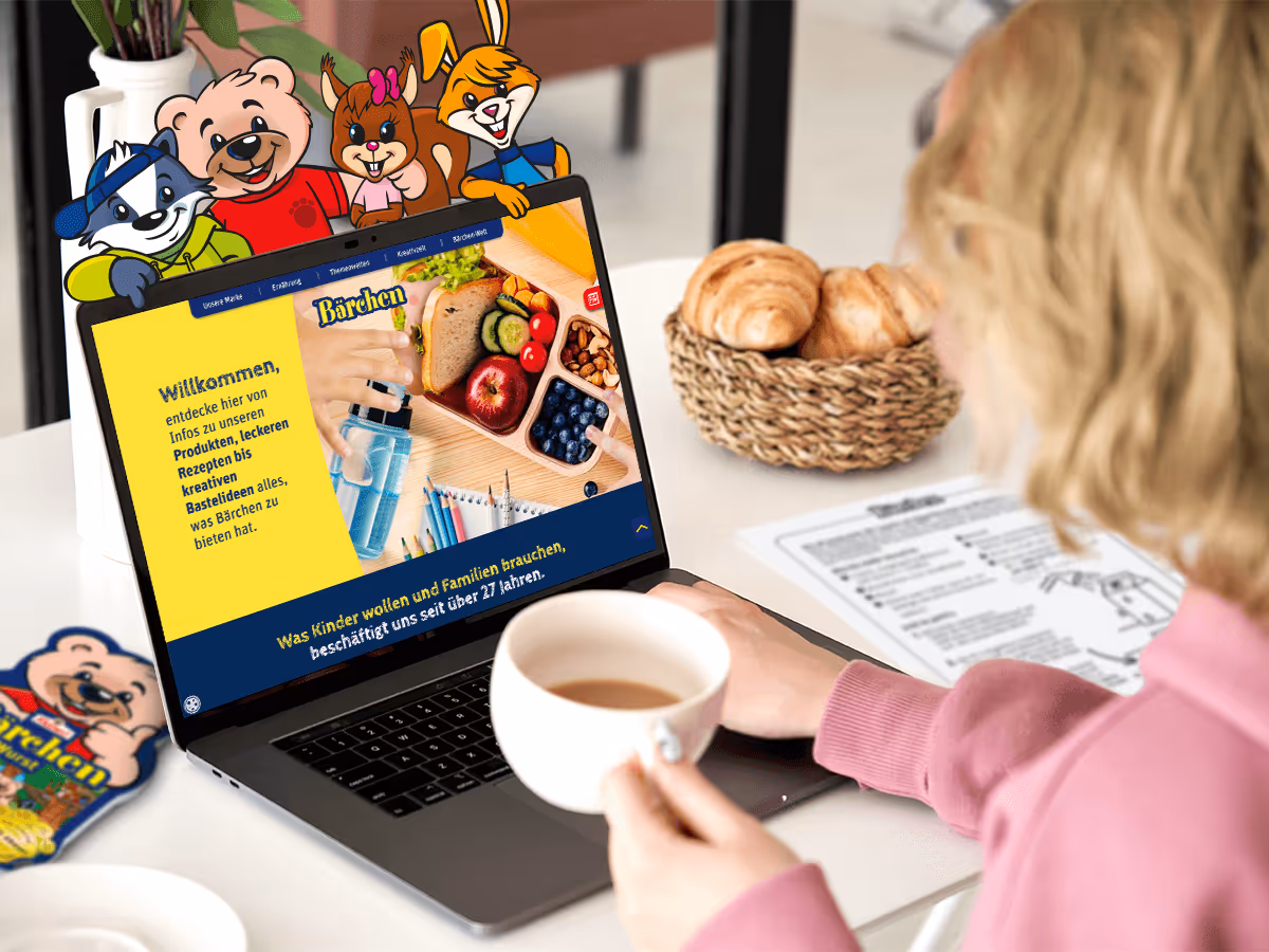 Bärchen Website-Relaunch: Digitale Markenplattform mit bärenstarker Nutzerführung