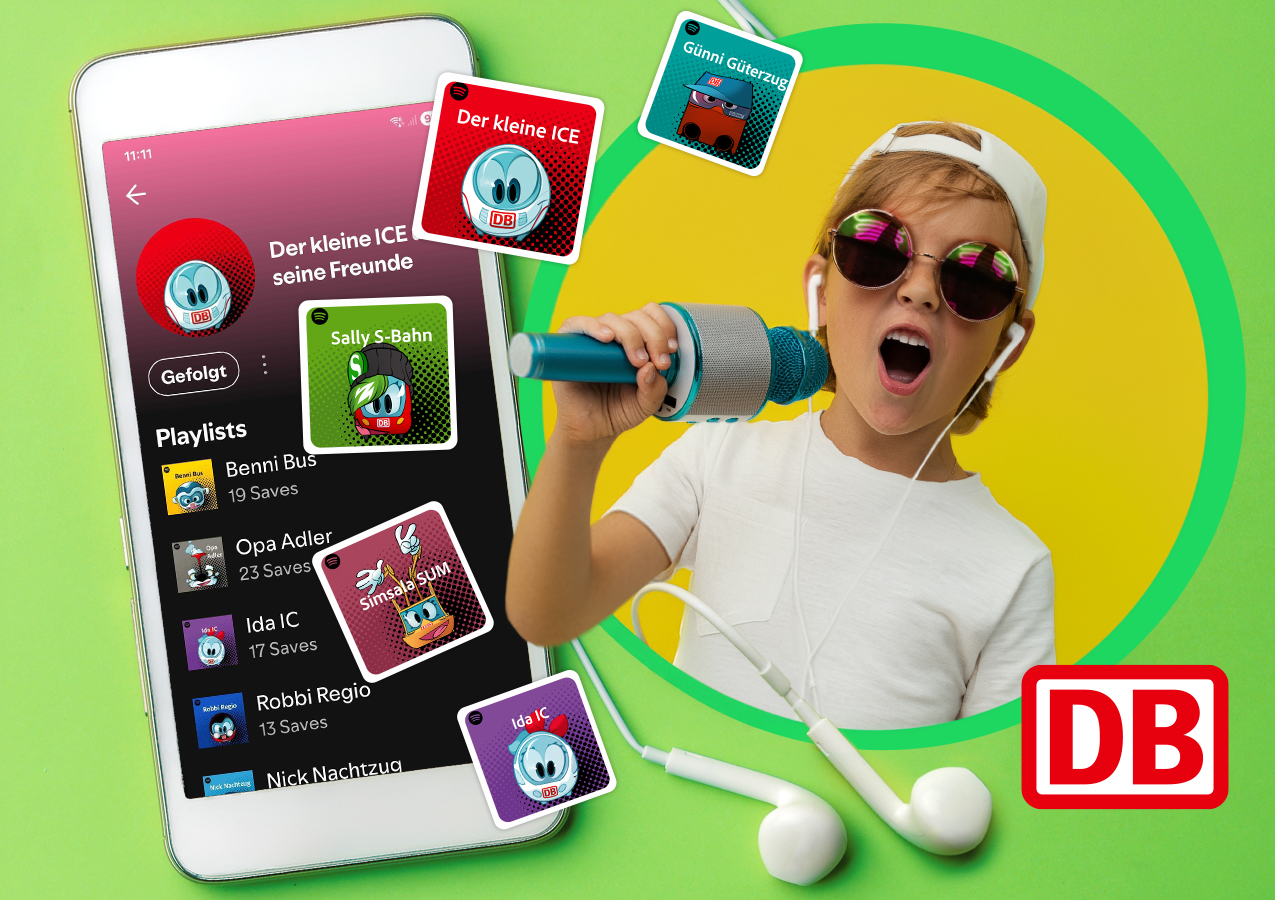 Die Lieblingsmusik vom kleinen ICE und seinen Freund*innen – Wie neue Playlists das Audio-Universum erweitern