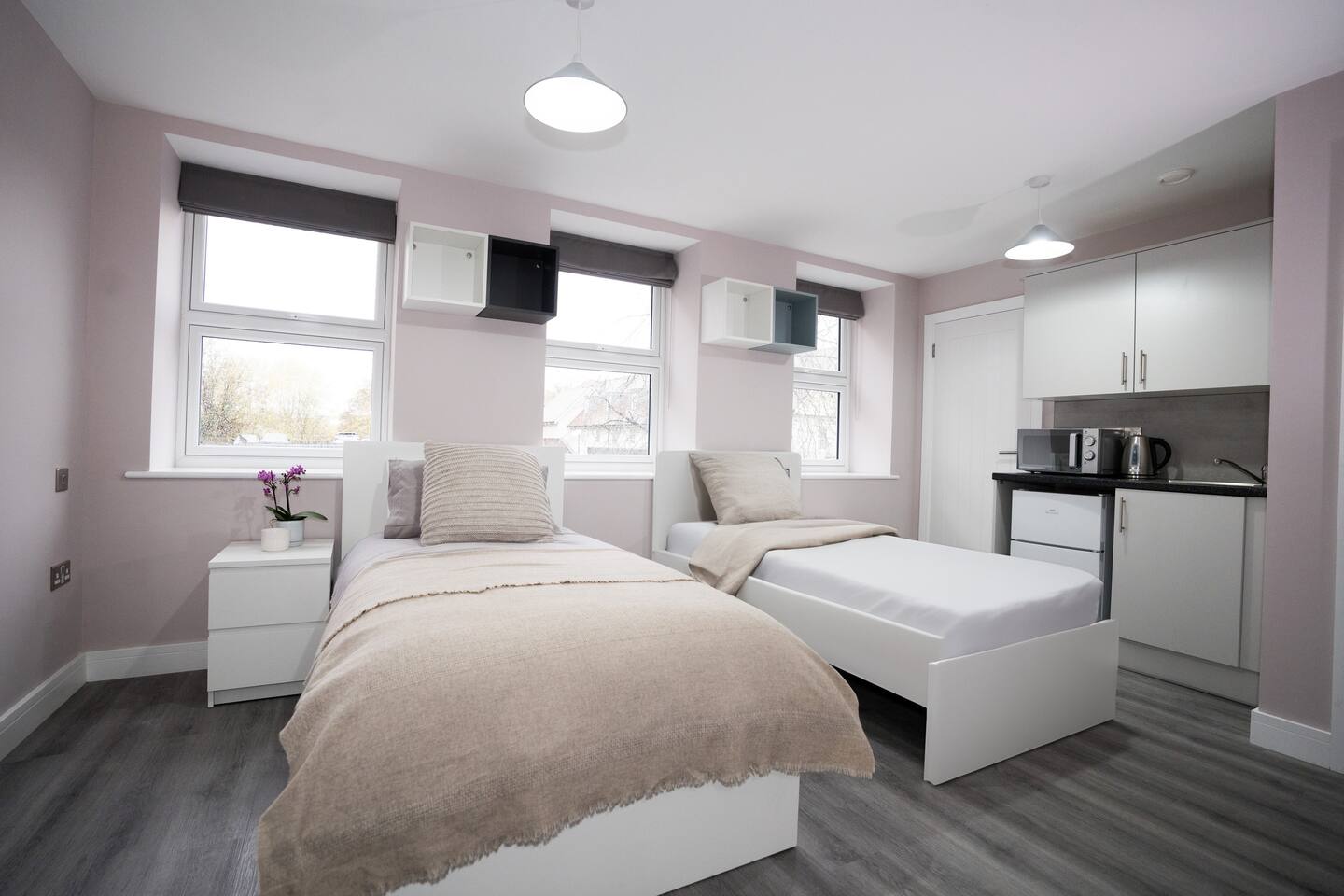 Double studio apartment at Ryegate House, Colchester