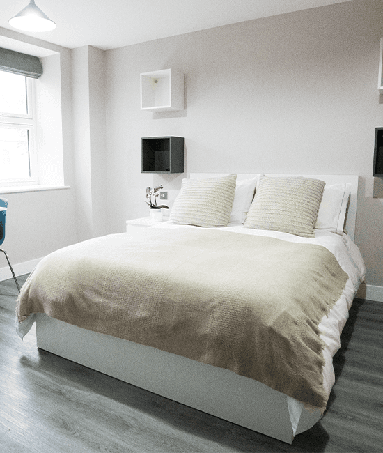 Double studio at Ryegate House, Colchester