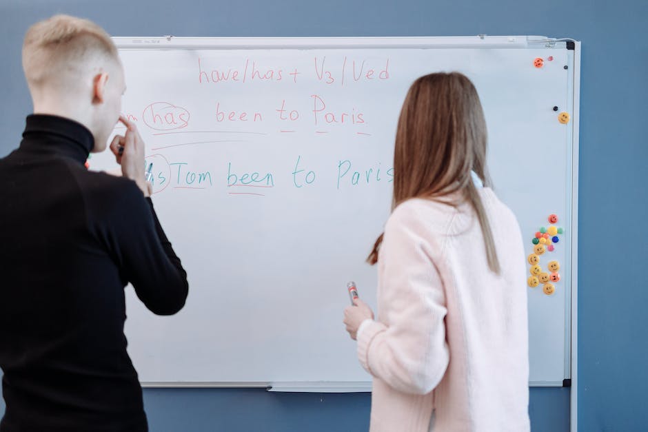 Student learning new English vocabulary