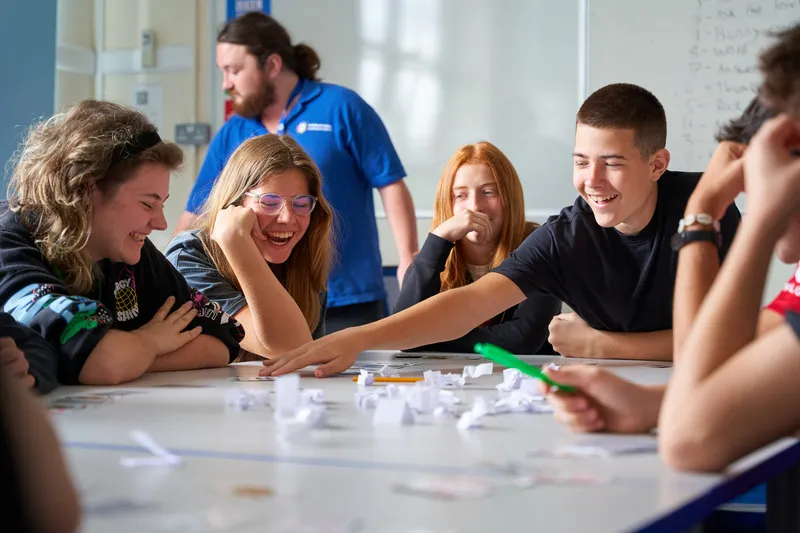 International students at an ILC English summer school in the UK