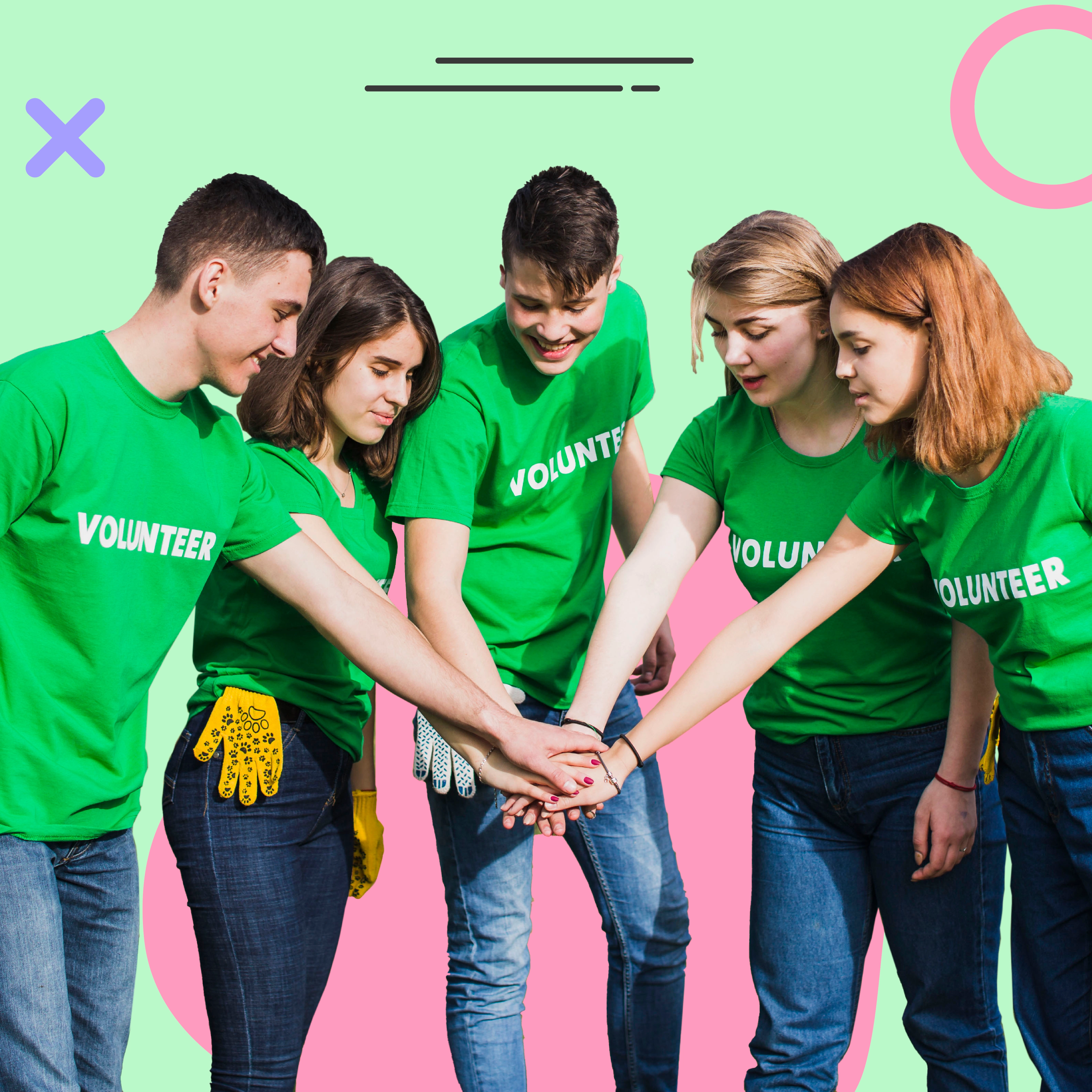 Volunteers helping in the Cambridge community