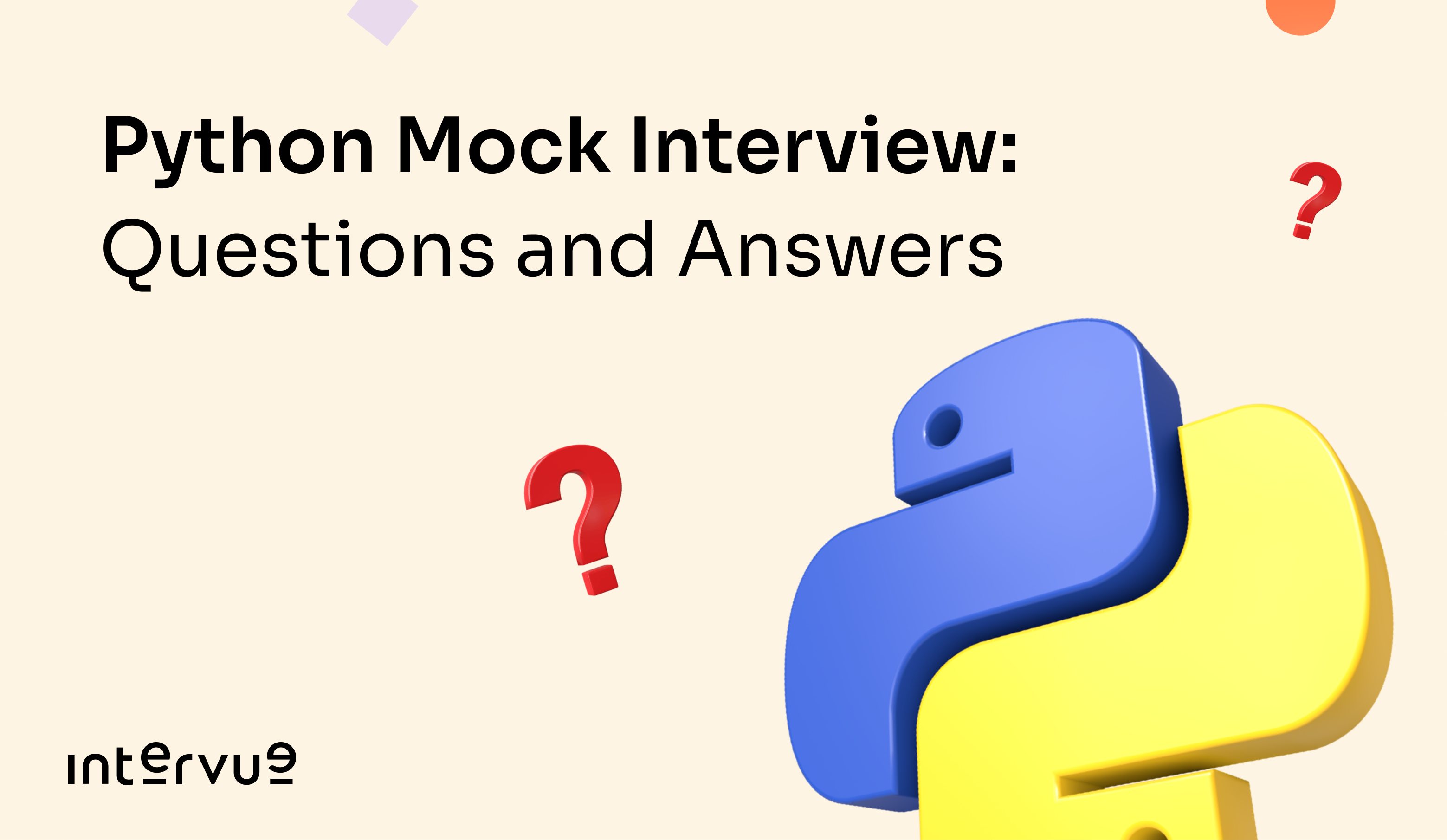 Python Mock Interview: Questions and Answers