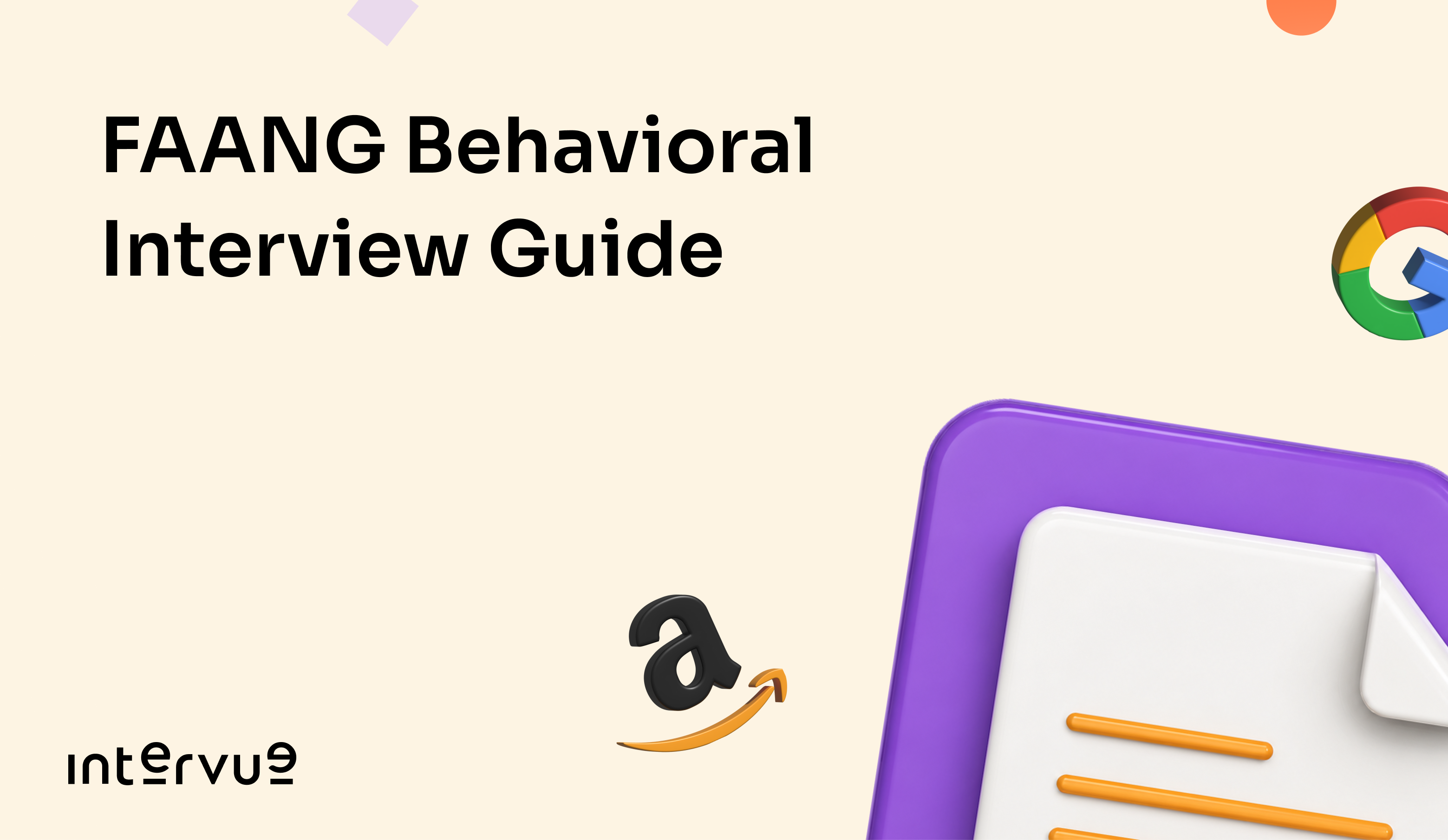 FAANG Behavioral Interview Guide