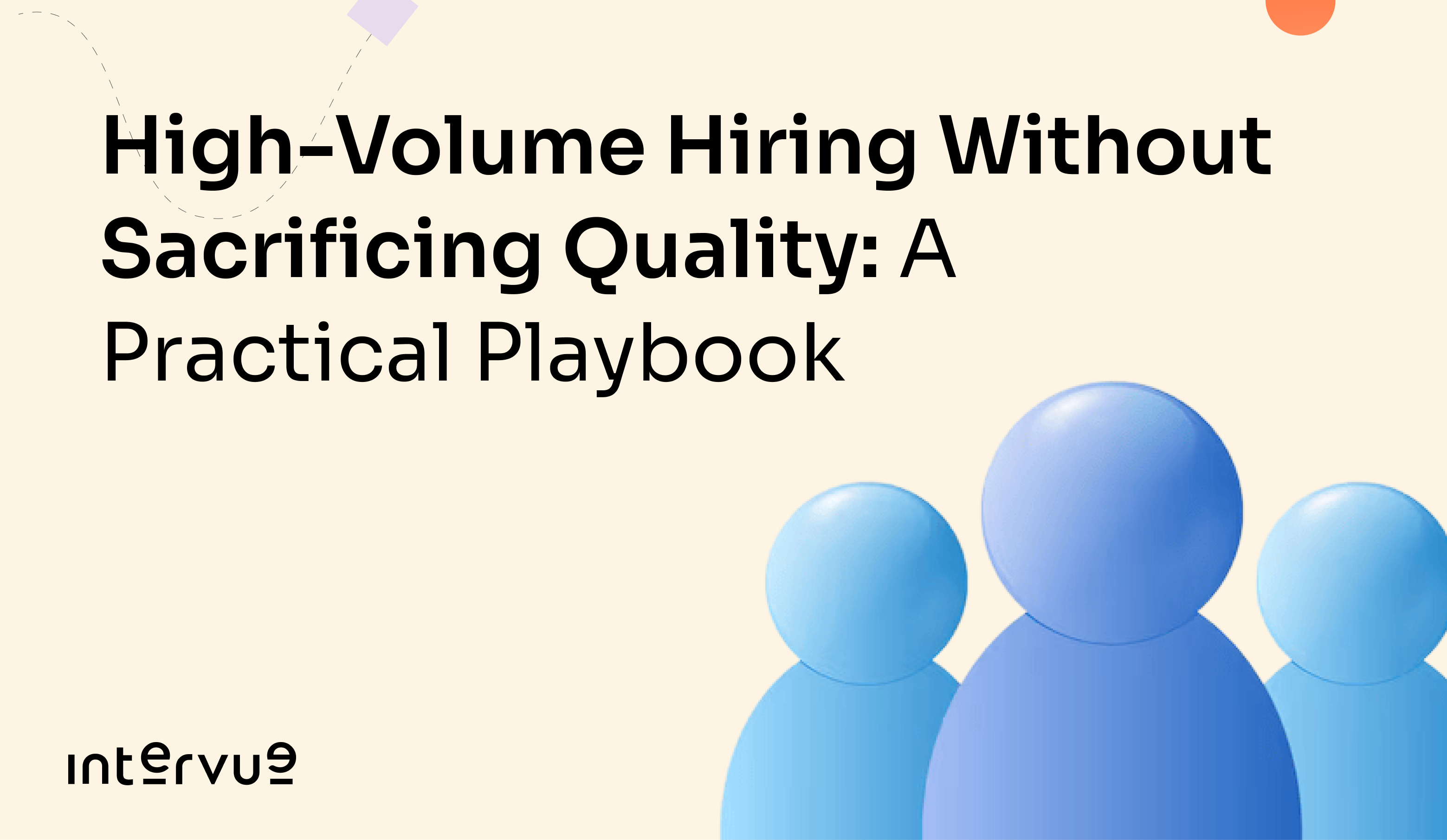 Recruiting team managing a high volume hiring pipeline