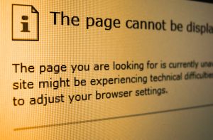 404 Page cannot be displayed