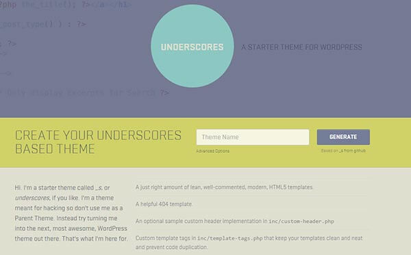 underscores