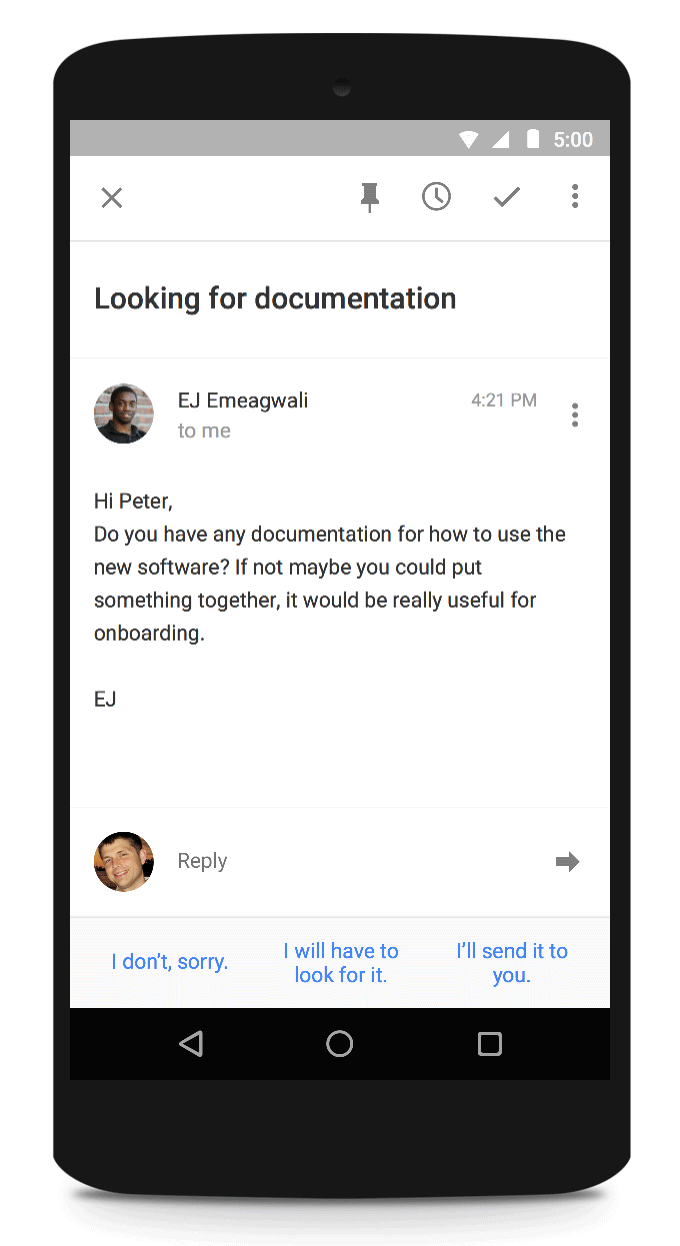 Google SmartReply