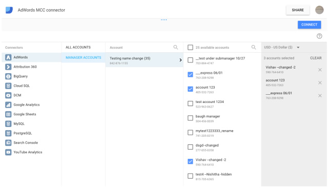 Google Data Studio: Now with MCC support !