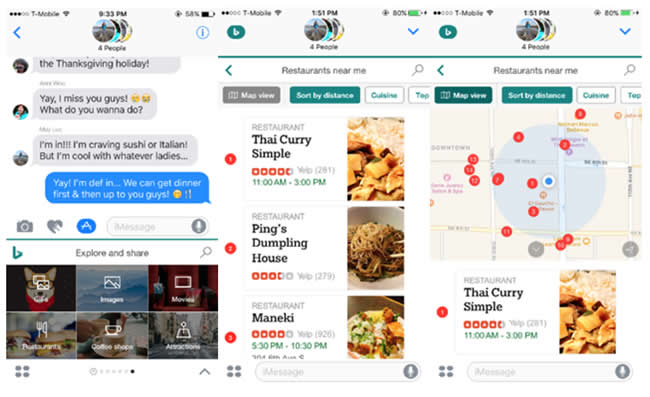 Bing iMessenger