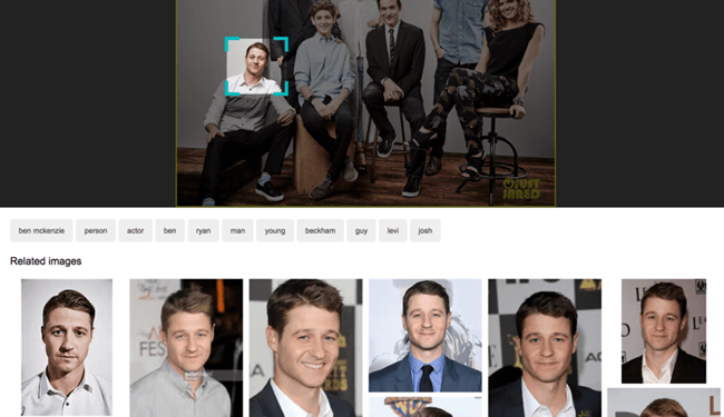 Bing Visual Search lets you search specific objects within images
