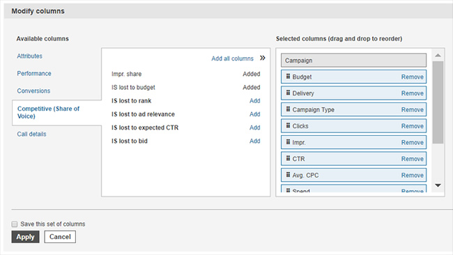 Bing Ads Adds Competitive Metrics