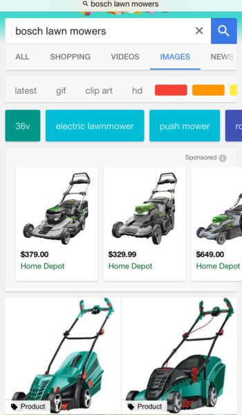 Not ad creep: Images labeled ‘Product’ in Google Images part of new badges markup