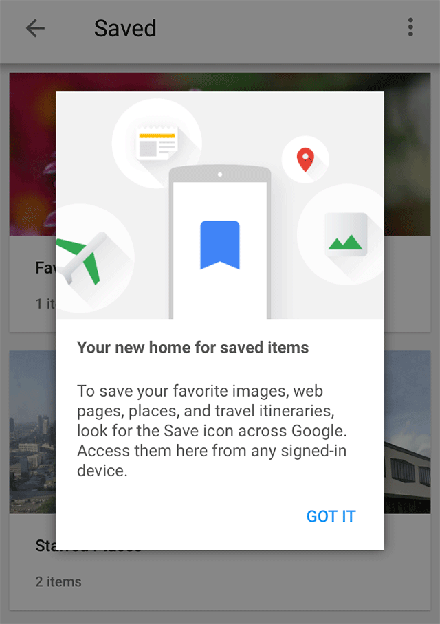 Google adds new ‘save’ & bookmarking feature, which you can access in a new hamburger menu