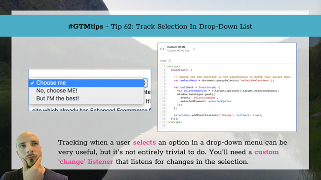 Track Selection In Drop-Down List