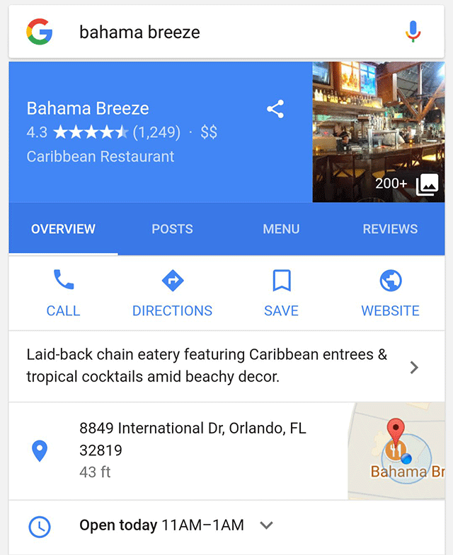 Google Local Panel Tests Small Map Icon Interface