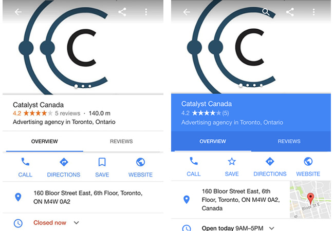 Google Tests White Knowledge Panels
