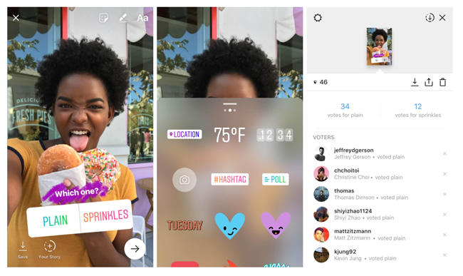 Instagram Stories Can Now Have Interactive Polls