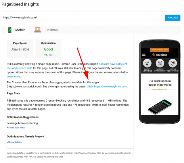 Google PageSpeed Insights Now Aggregates Speed Data For Origin Site
