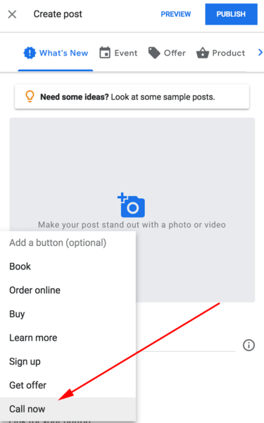 Google Posts adds ‘call now’ button