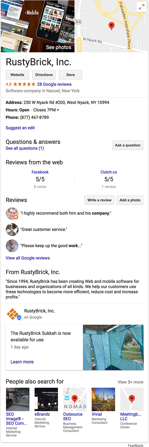 Google Moves Google Posts At Bottom Of Search Results