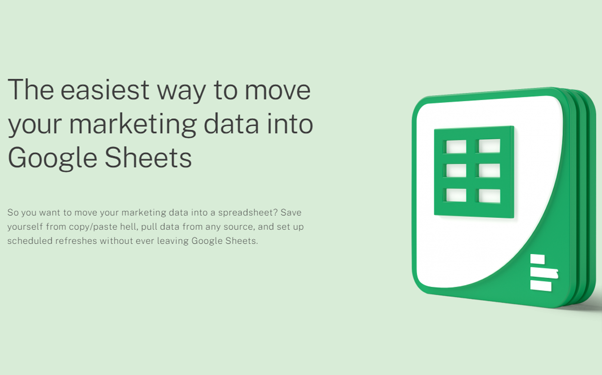 Supermetrics For Google Sheets Review