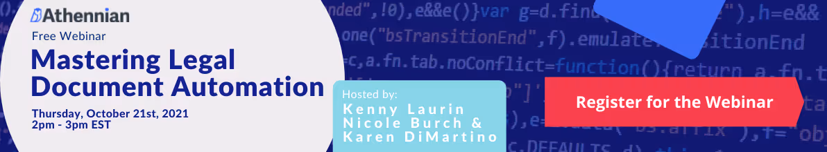 Learn Legal Coding Document Automation