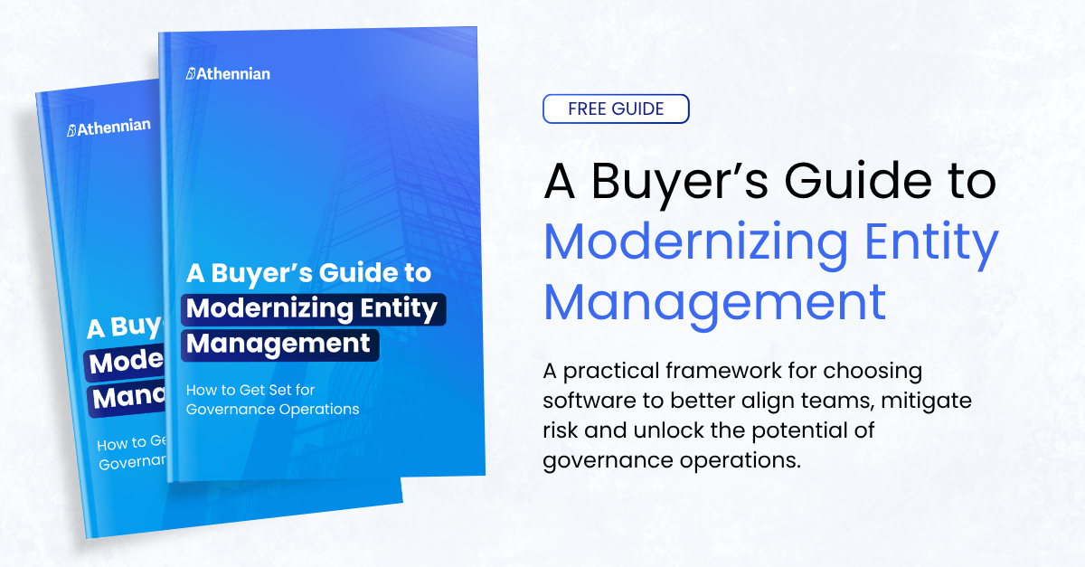 Cover image for A Buyer's Guide to Modernizing Entity Management: How to Get Set for Governance Operations