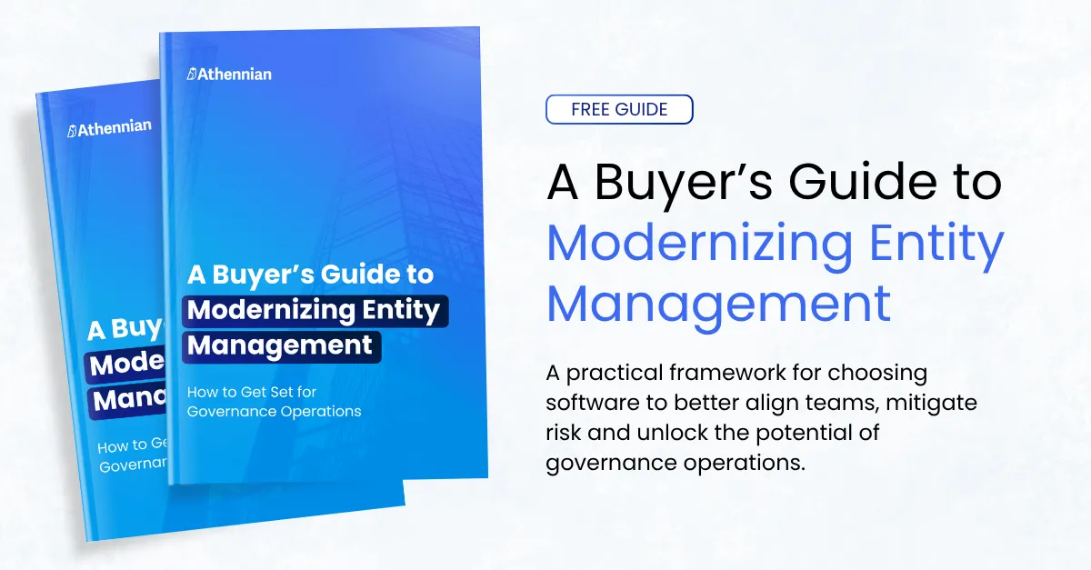 Cover image for A Buyer's Guide to Modernizing Entity Management: How to Get Set for Governance Operations