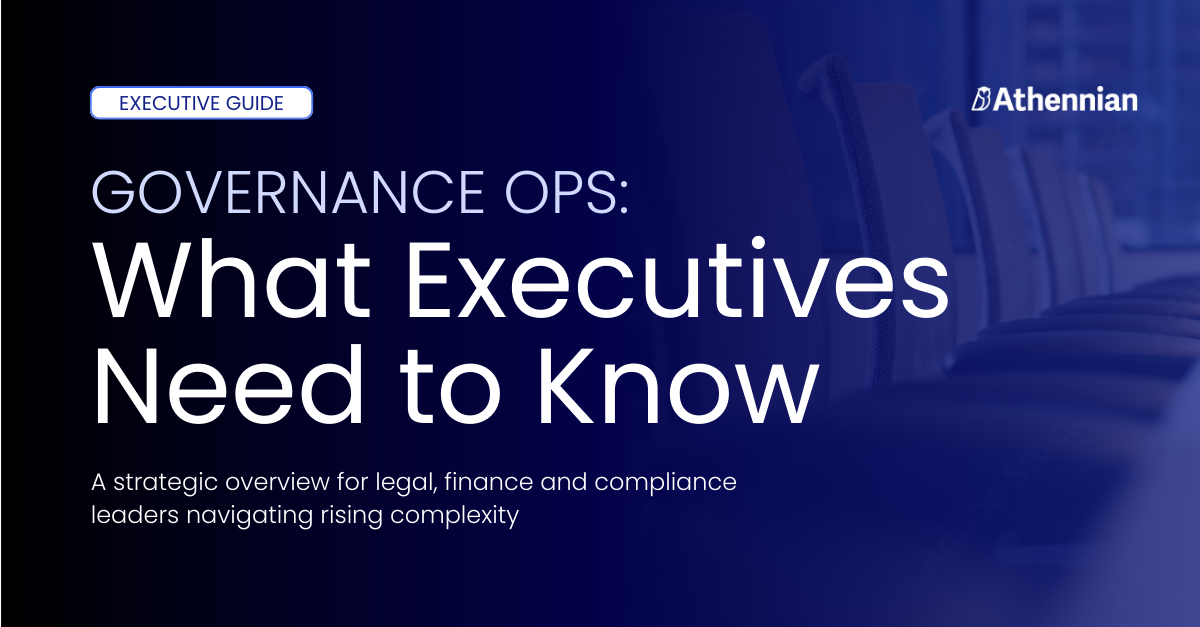 Governance Ops: What Executives Need to Know