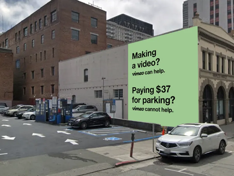 Vimeo Ad example