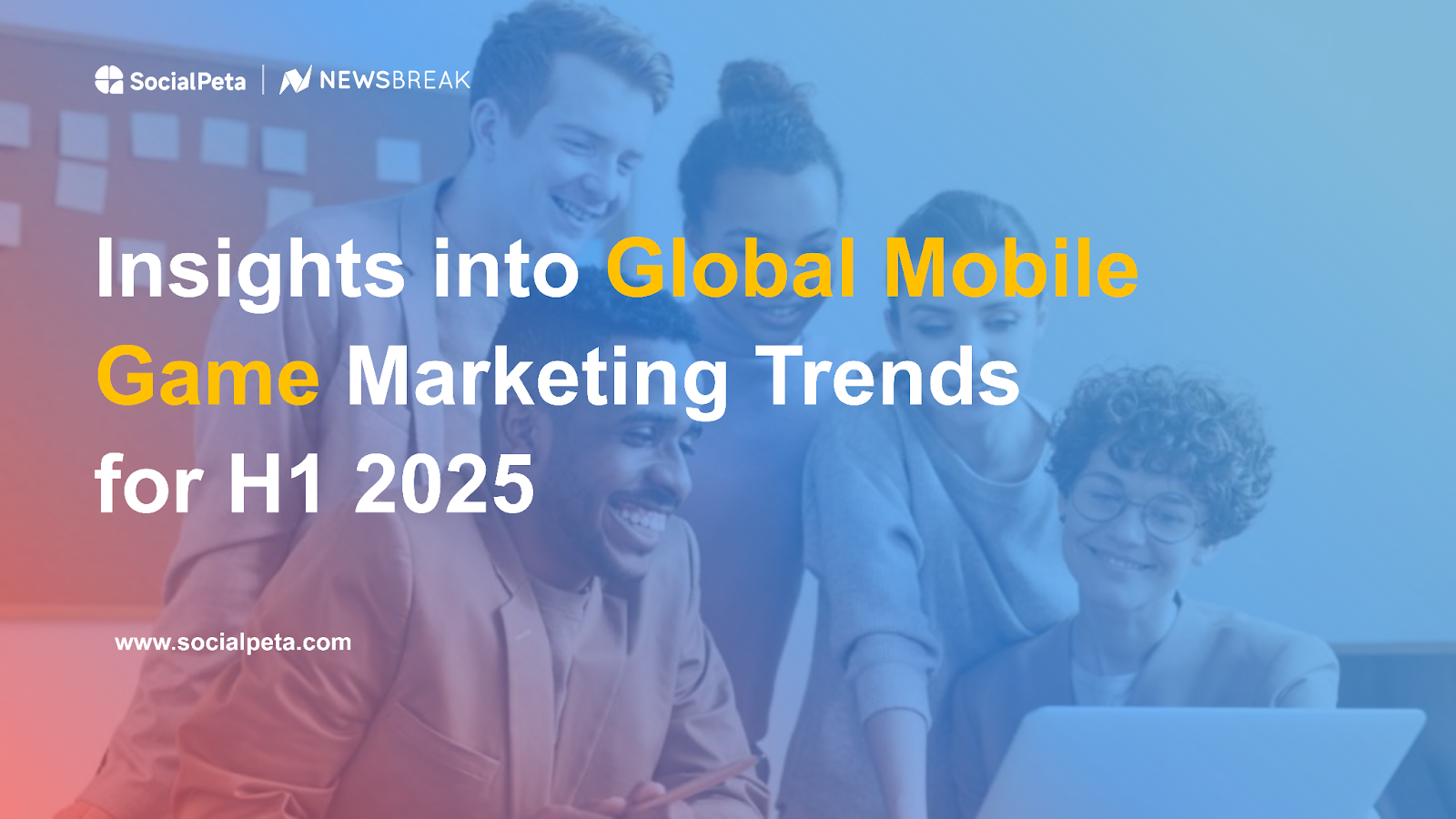 Cover image for SocialPeta’s H1 2025 report on mobile game marketing trends, highlighting Jampp and mobile growth insights.