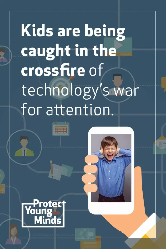 Kids are being caught in the crossfire of technology's war for attention