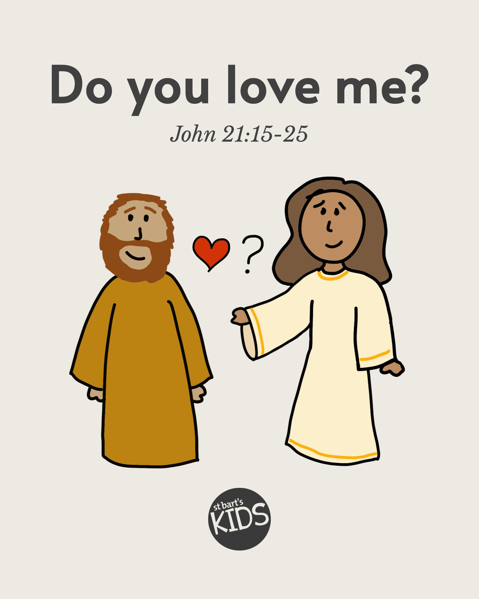 The Gospel of John: Do you Love Me? 