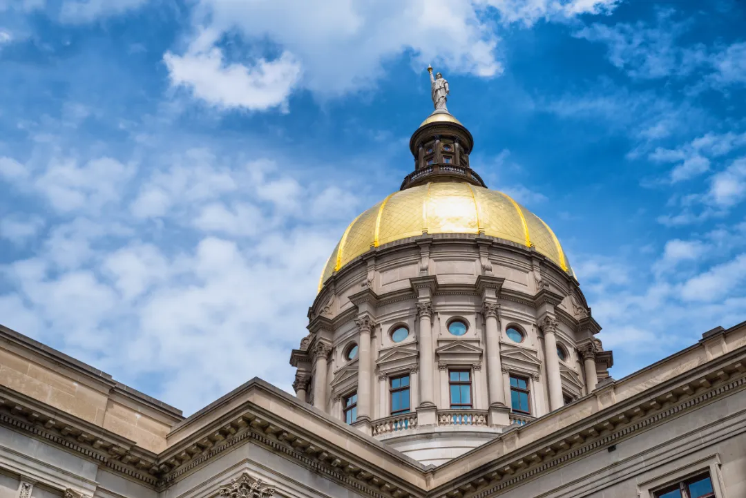 An image of Georgia Capitol building in Atlanta.