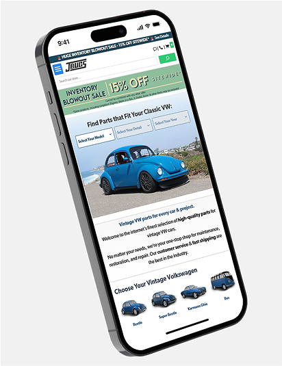 JBugs.com mobile storefront 