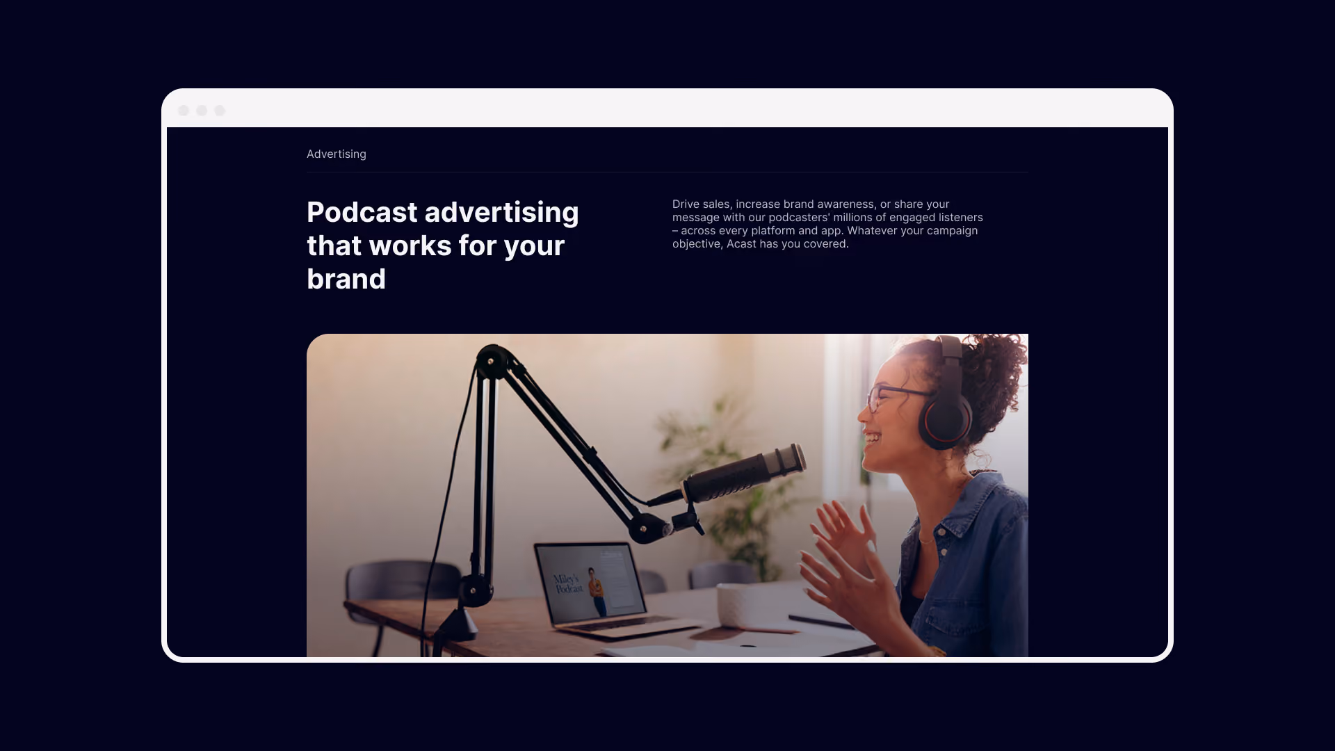 Acast – Website