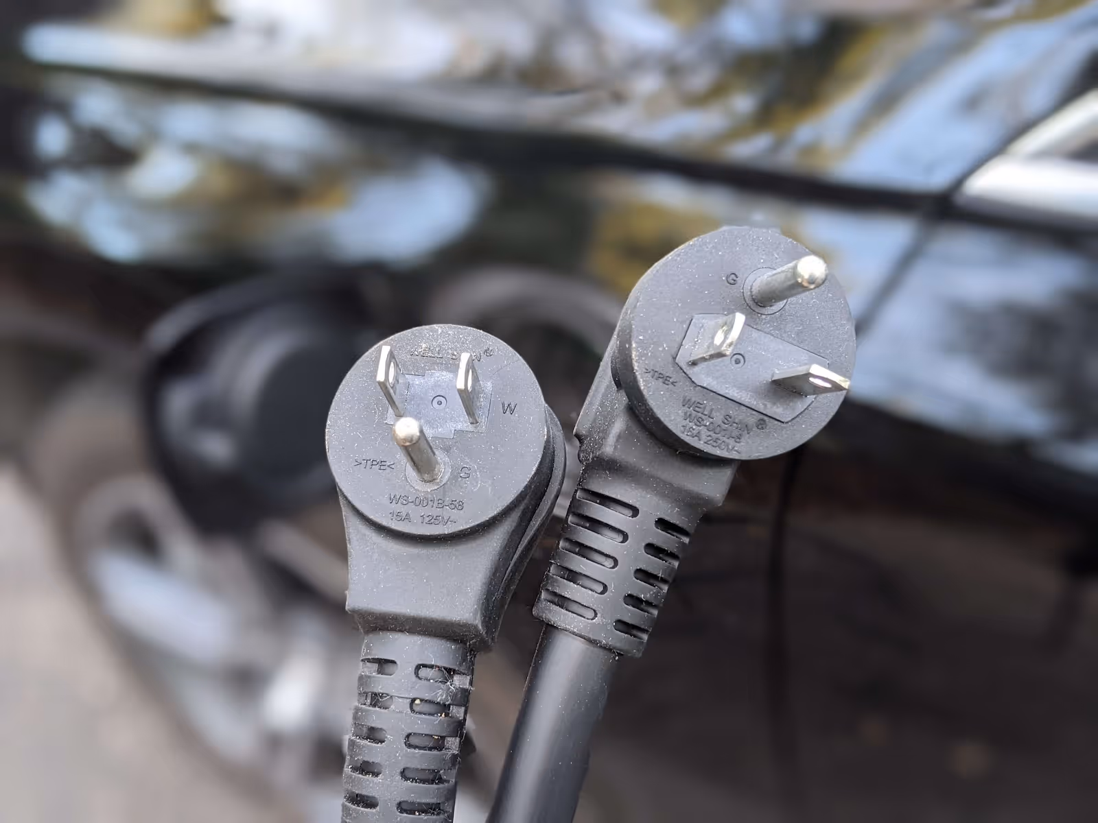 Two wall plugs