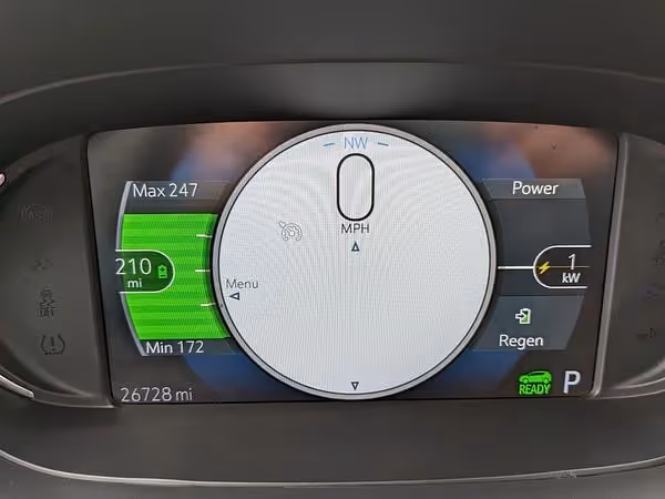 Dashboard from 2020 Chevy Bolt EV
